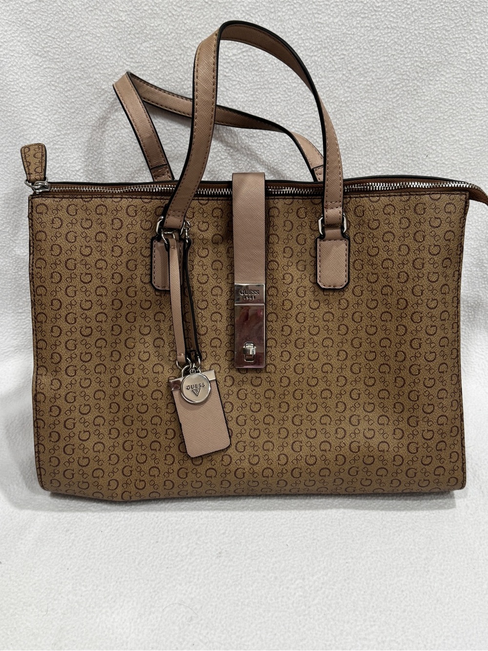 GUESS Brown Signature handbag